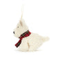 Munro Scottie Dog Decoration One Size JELLYCAT