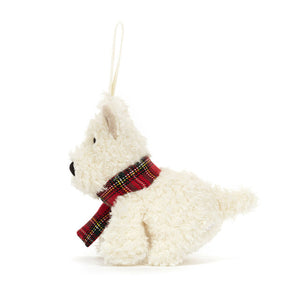 Munro Scottie Dog Decoration One Size JELLYCAT