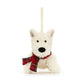 Munro Scottie Dog Decoration One Size JELLYCAT