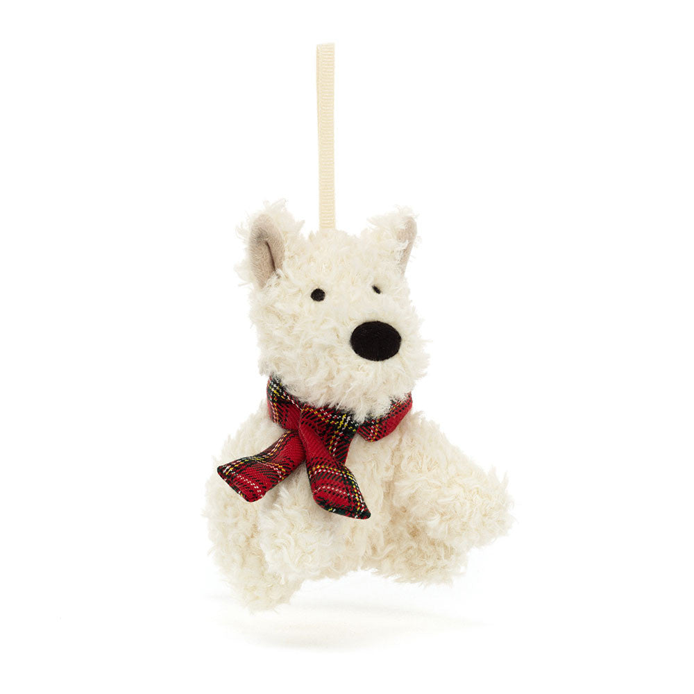 Munro Scottie Dog Decoration One Size JELLYCAT