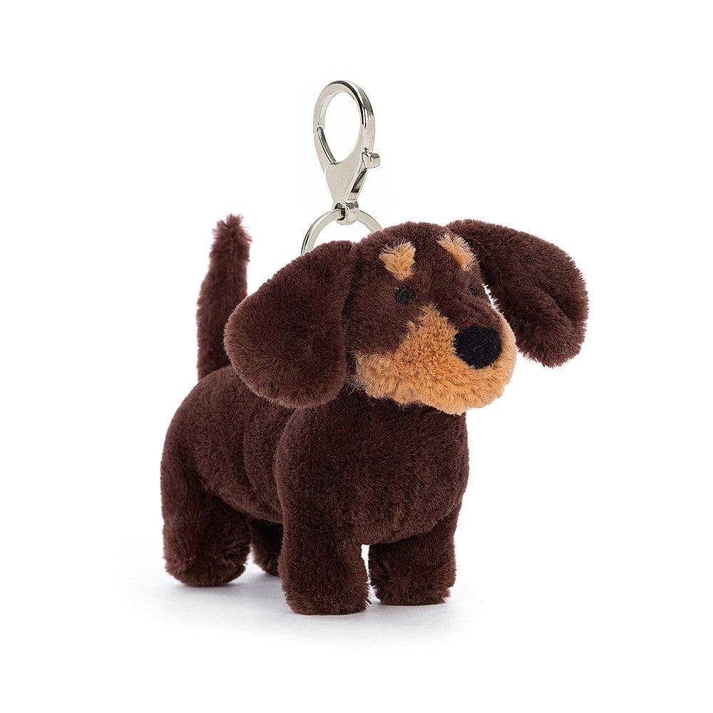 Otto Sausage Dog Bag Charm One Size JELLYCAT