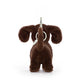 Otto Sausage Dog Bag Charm One Size JELLYCAT