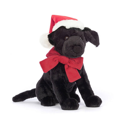 Winter Warmer Pippa Black Labrador One Size JELLYCAT