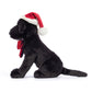 Winter Warmer Pippa Black Labrador One Size JELLYCAT