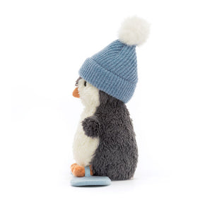 Peanut Penguin Snowboarding Small JELLYCAT