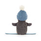 Peanut Penguin Snowboarding Small JELLYCAT