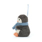 Peanut Penguin Decoration One Size JELLYCAT