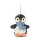 Peanut Penguin Decoration One Size JELLYCAT