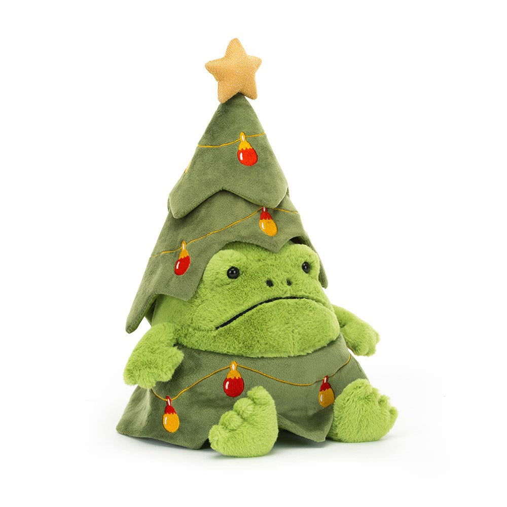 Christmas Tree Ricky Rain Frog One Size JELLYCAT