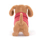 Sweater Sausage Dog Tan One Size JELLYCAT