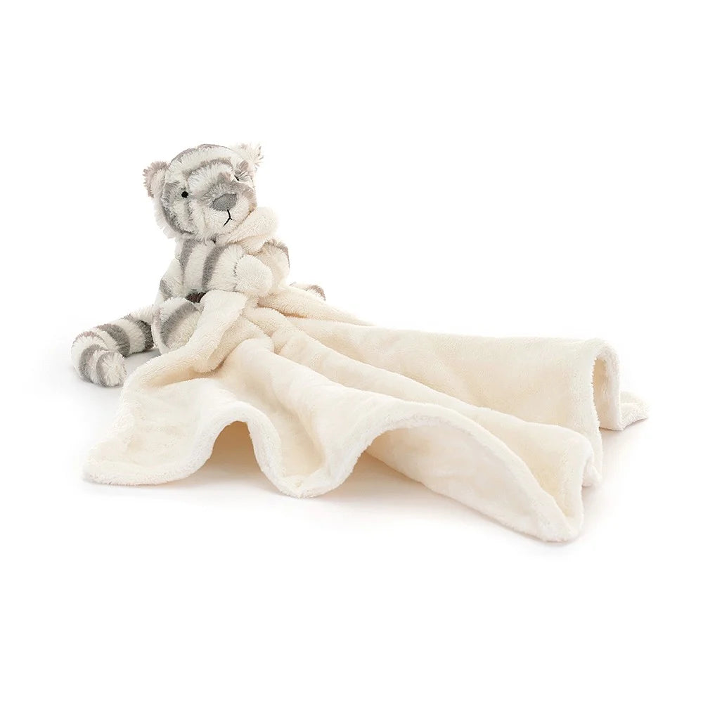 Bashful Snow Tiger Soother One Size JELLYCAT