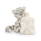 Bashful Snow Tiger Soother One Size JELLYCAT