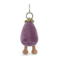 Vivacious Vegetable Eggplant Bag Charm One Size JELLYCAT